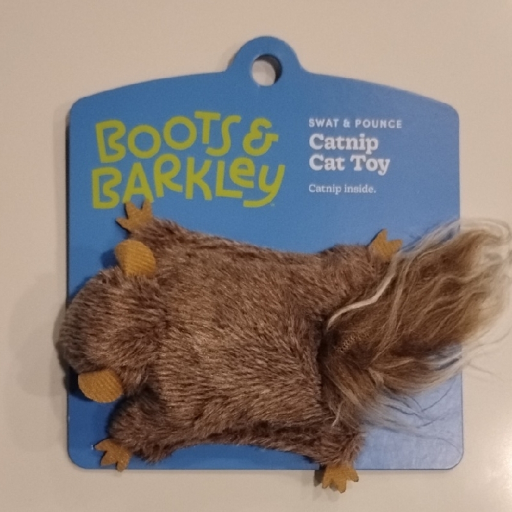 Boots & Barkley Brown Squirrel Catnip Toy